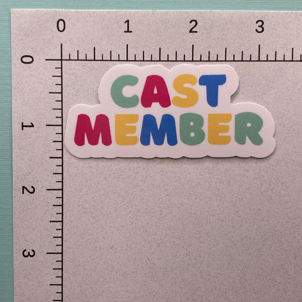 Colorful Cast Member Pixie Dust Stickers