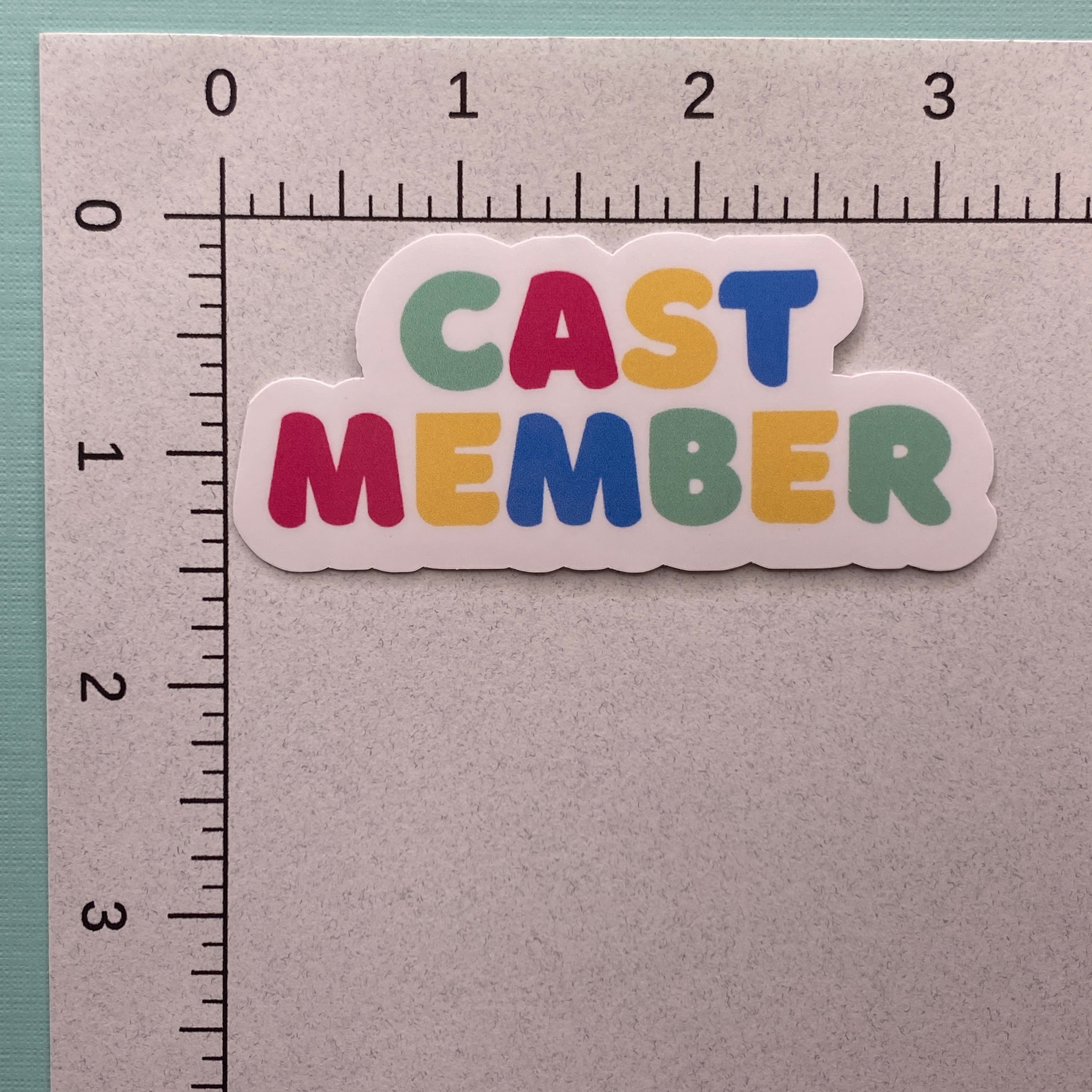 Colorful Cast Member Pixie Dust Stickers