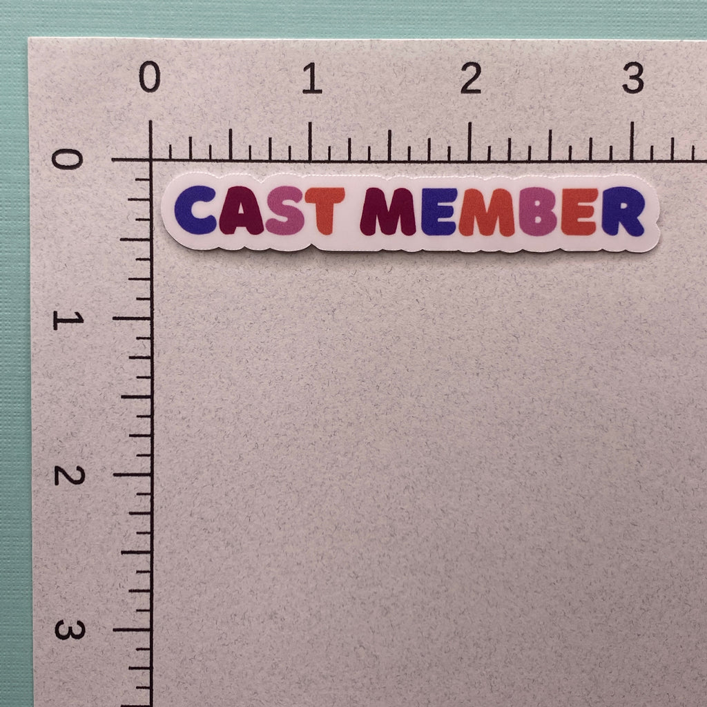 Colorful Cast Member Pixie Dust Stickers