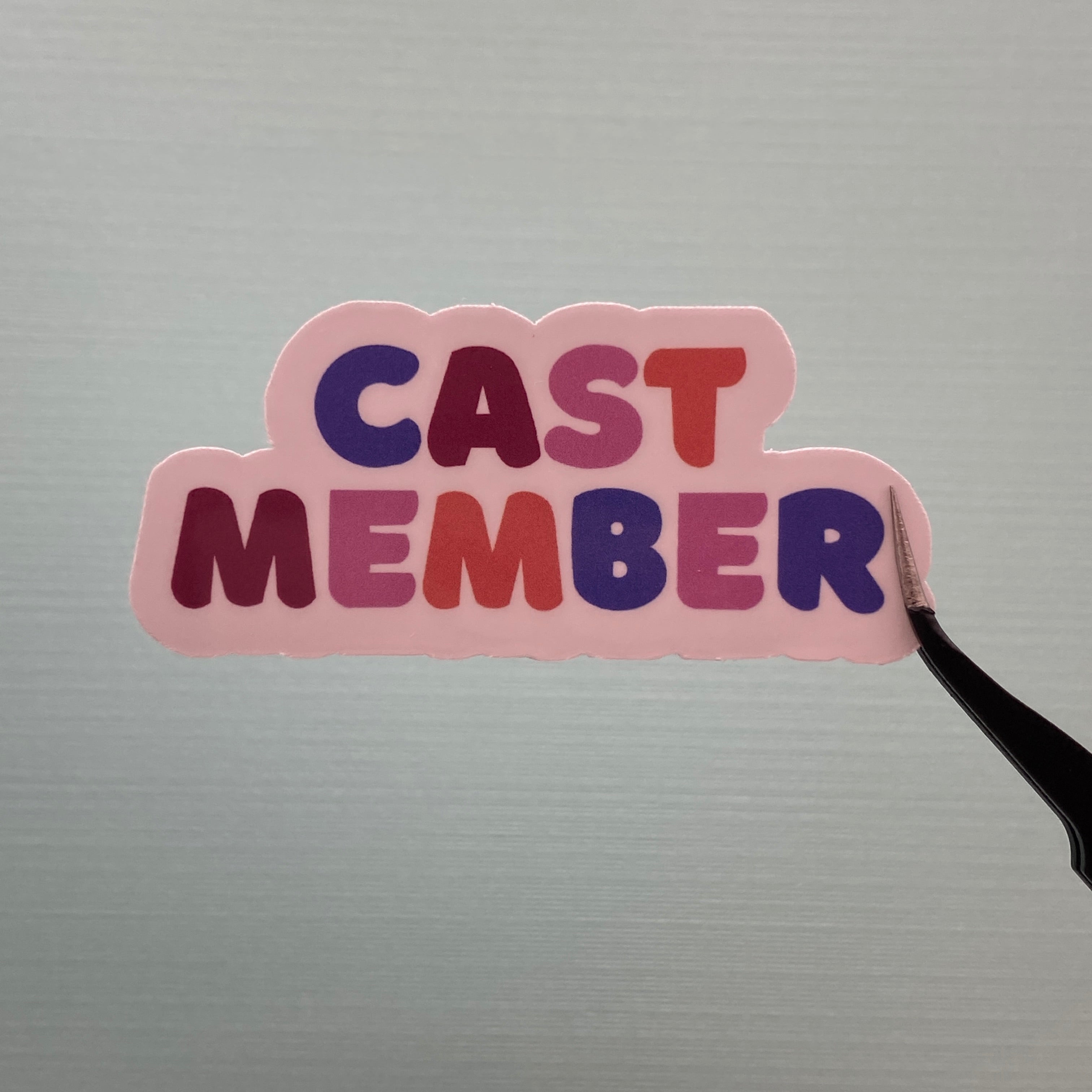 Colorful Cast Member Pixie Dust Stickers