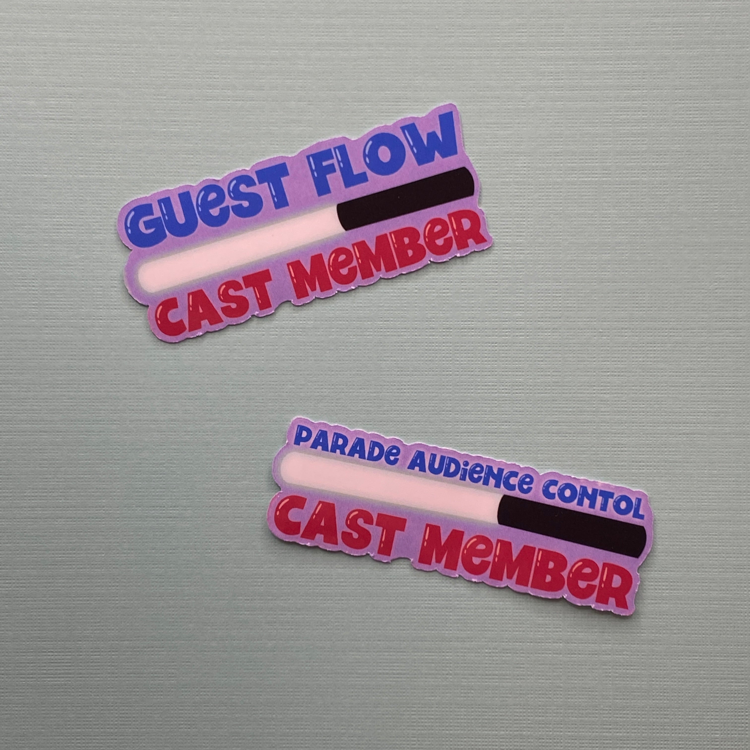 Guest Flow and Parade Audience Control Cast Member Sticker
