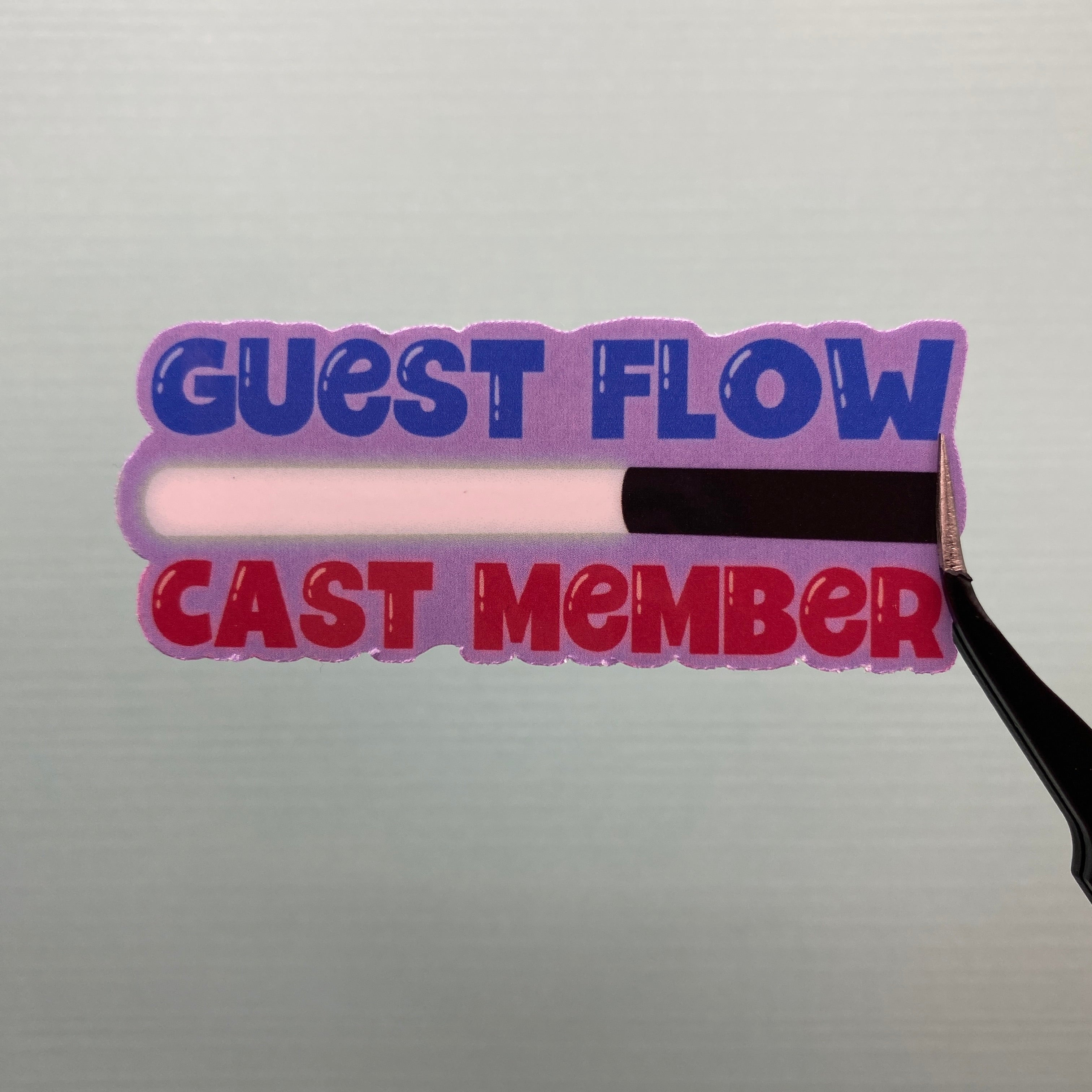 Guest Flow and Parade Audience Control Cast Member Sticker