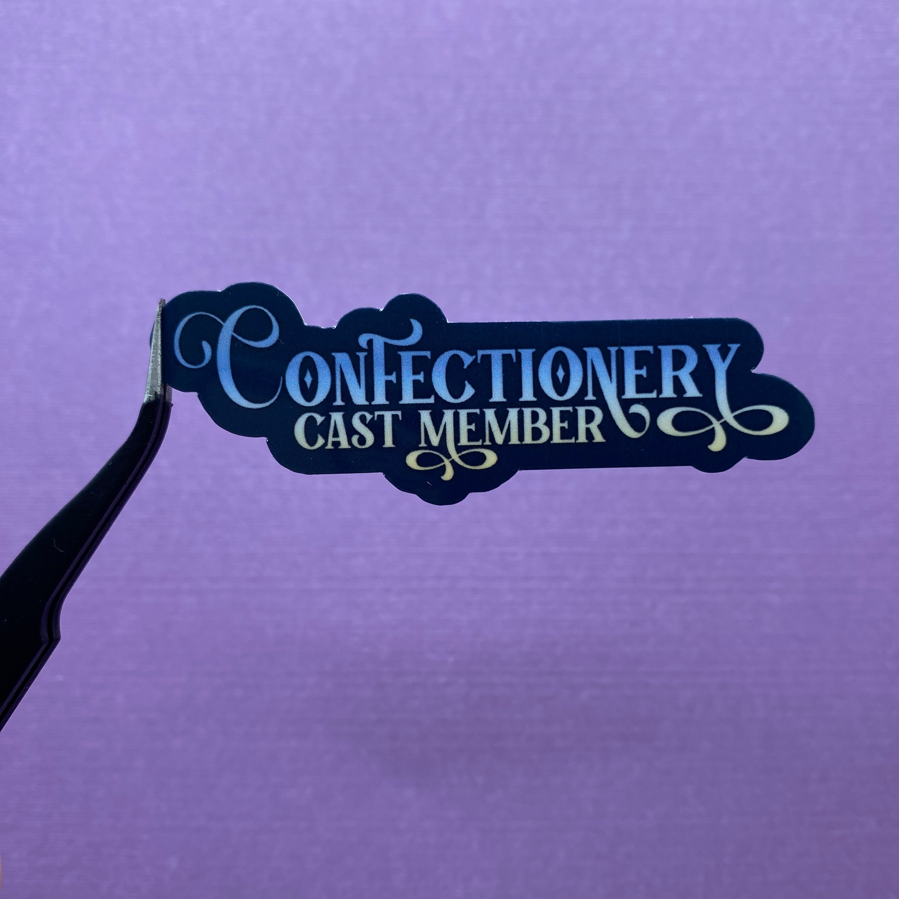 Confectionery Cast Member Sticker