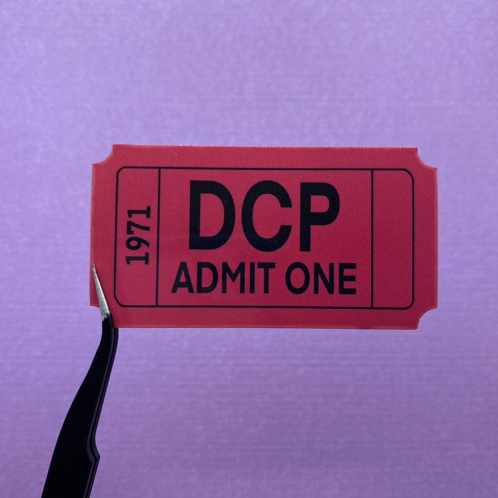 DCP Ticket Sticker