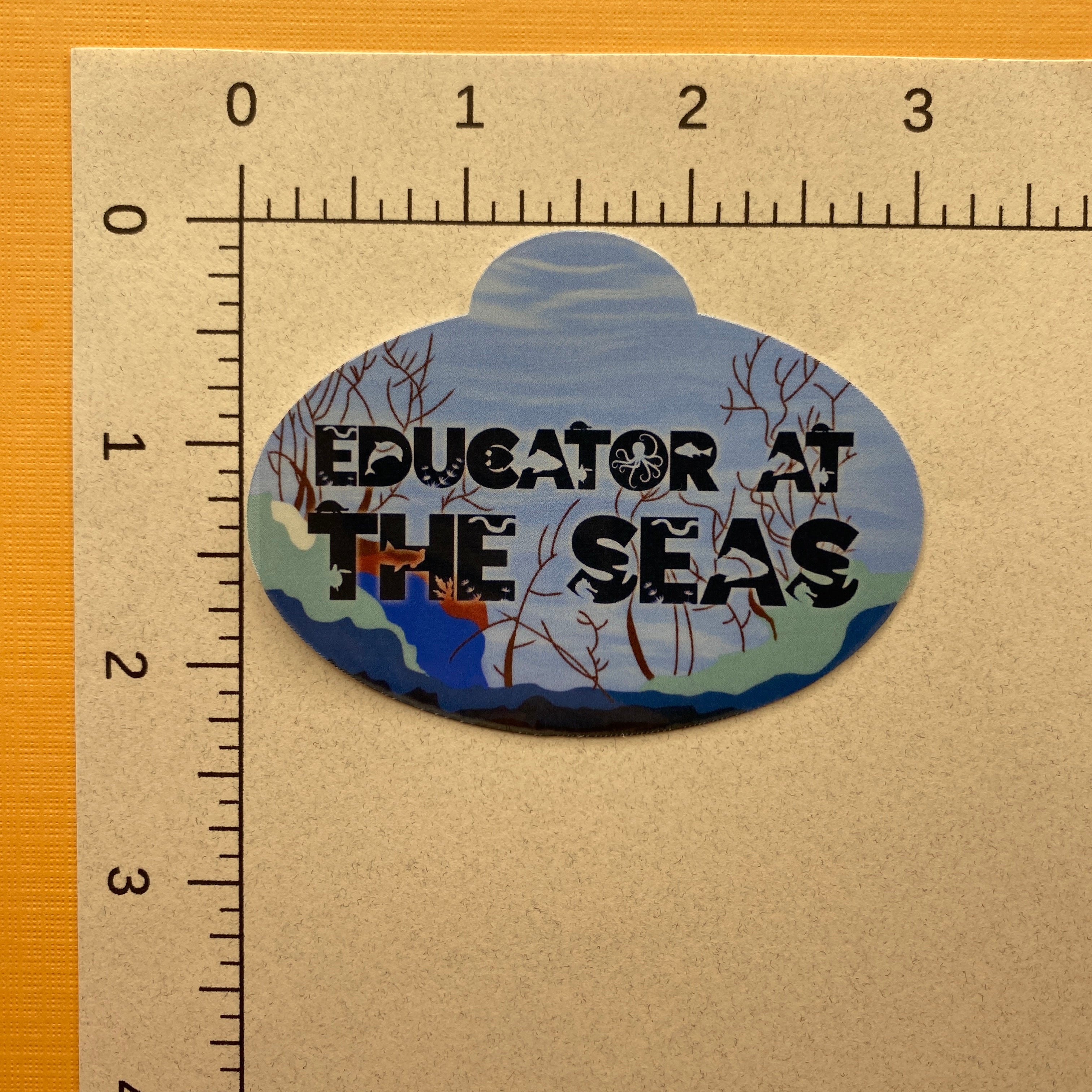 Role-Specific Cast Member Name Tag Stickers