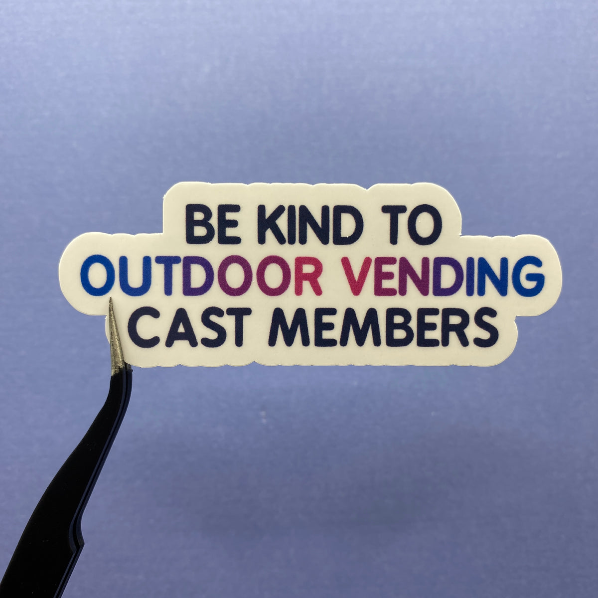 Be Kind To Cast Members Stickers