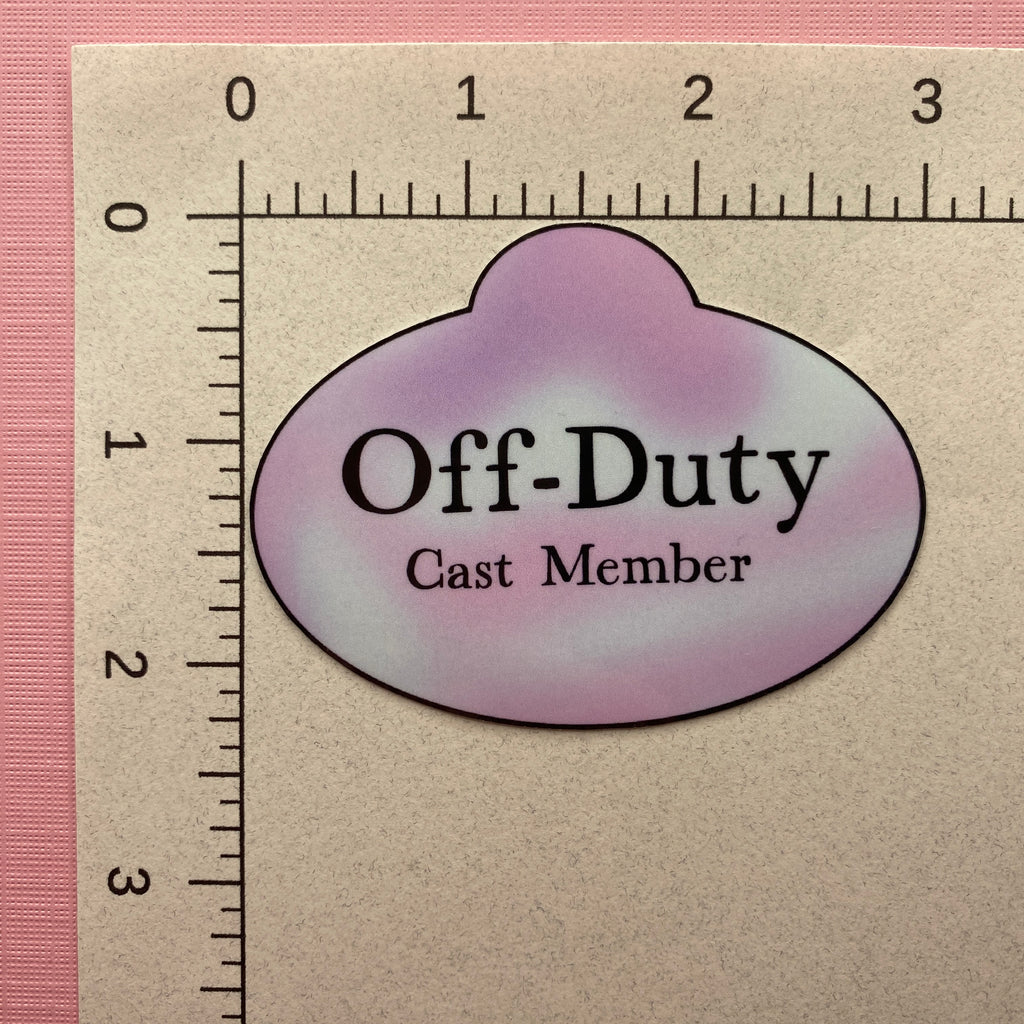 Off-Duty Cast Member Stickers