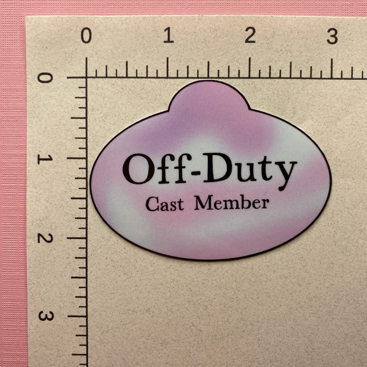 Off-Duty Cast Member Stickers
