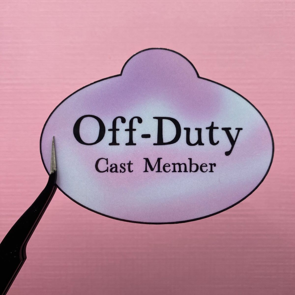 Off-Duty Cast Member Stickers