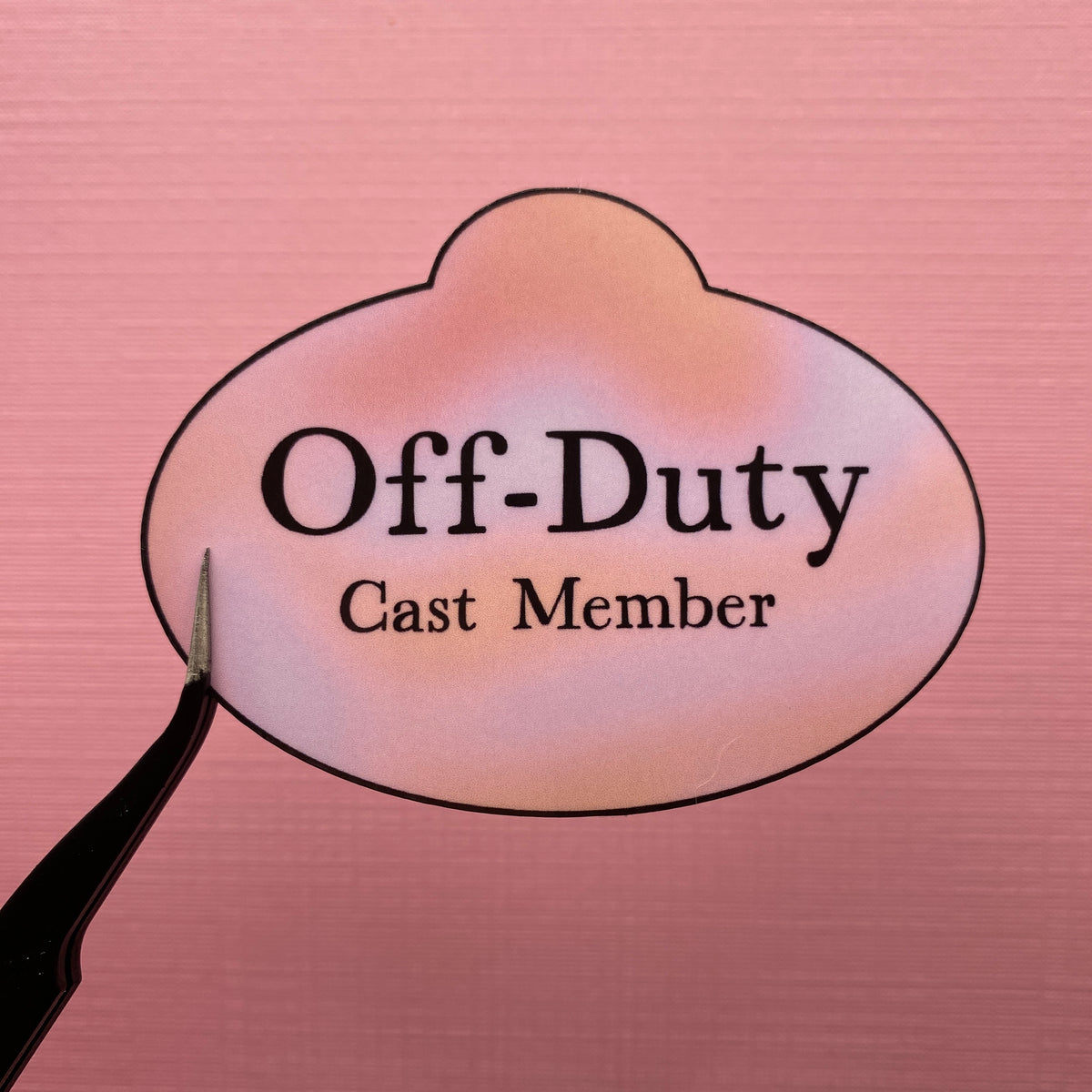 Off-Duty Cast Member Stickers