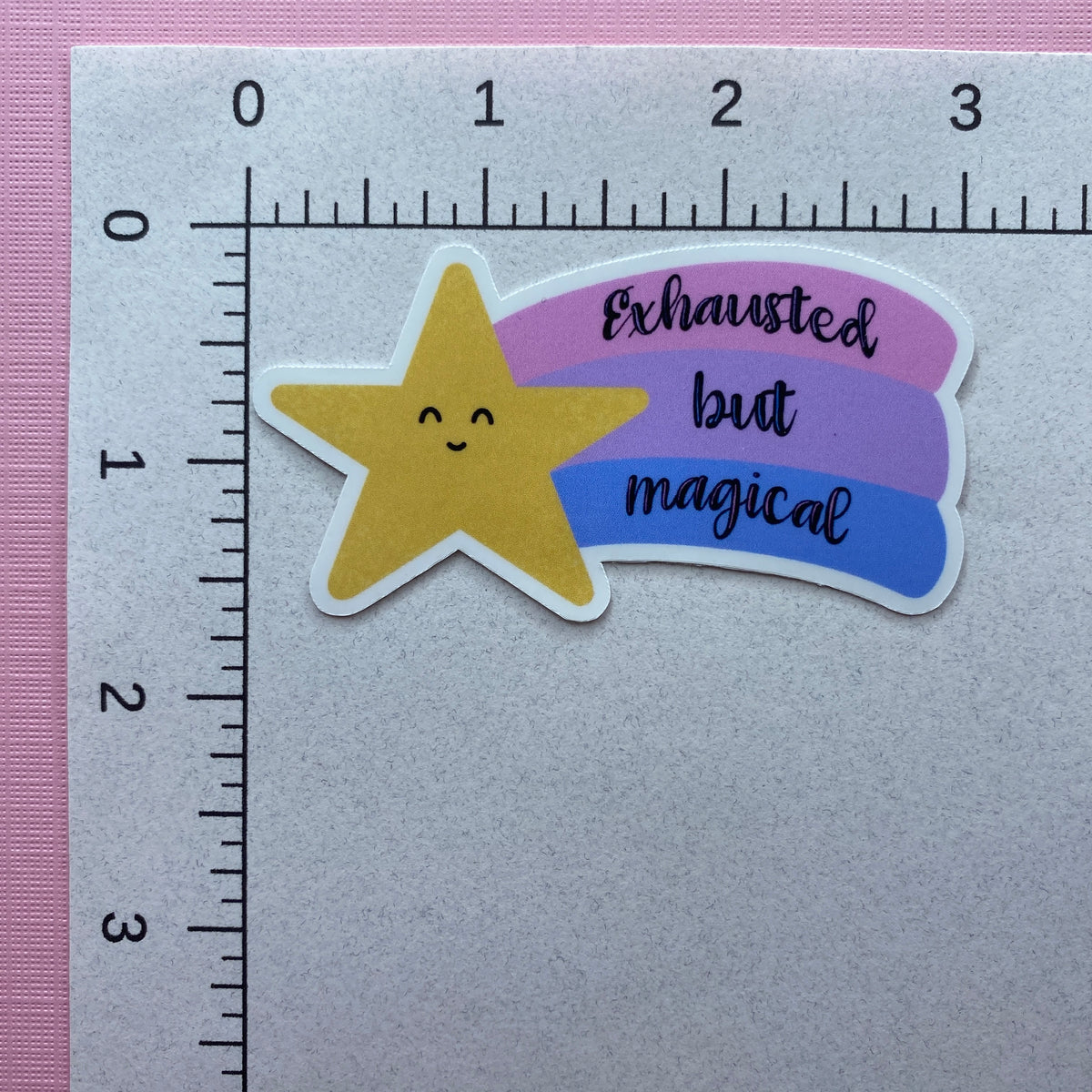 Exhausted But Magical Sticker