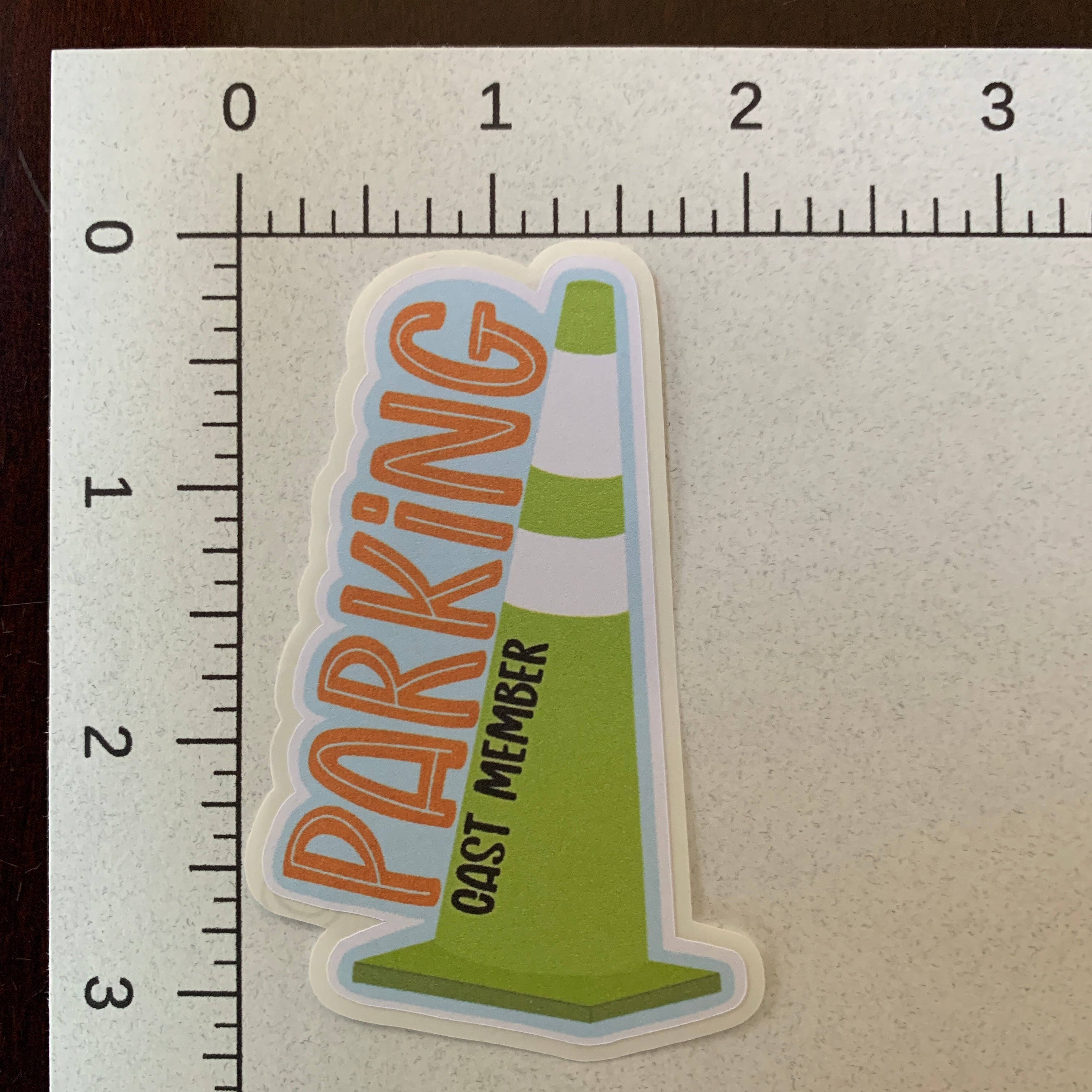 Parking Cast Member Sticker