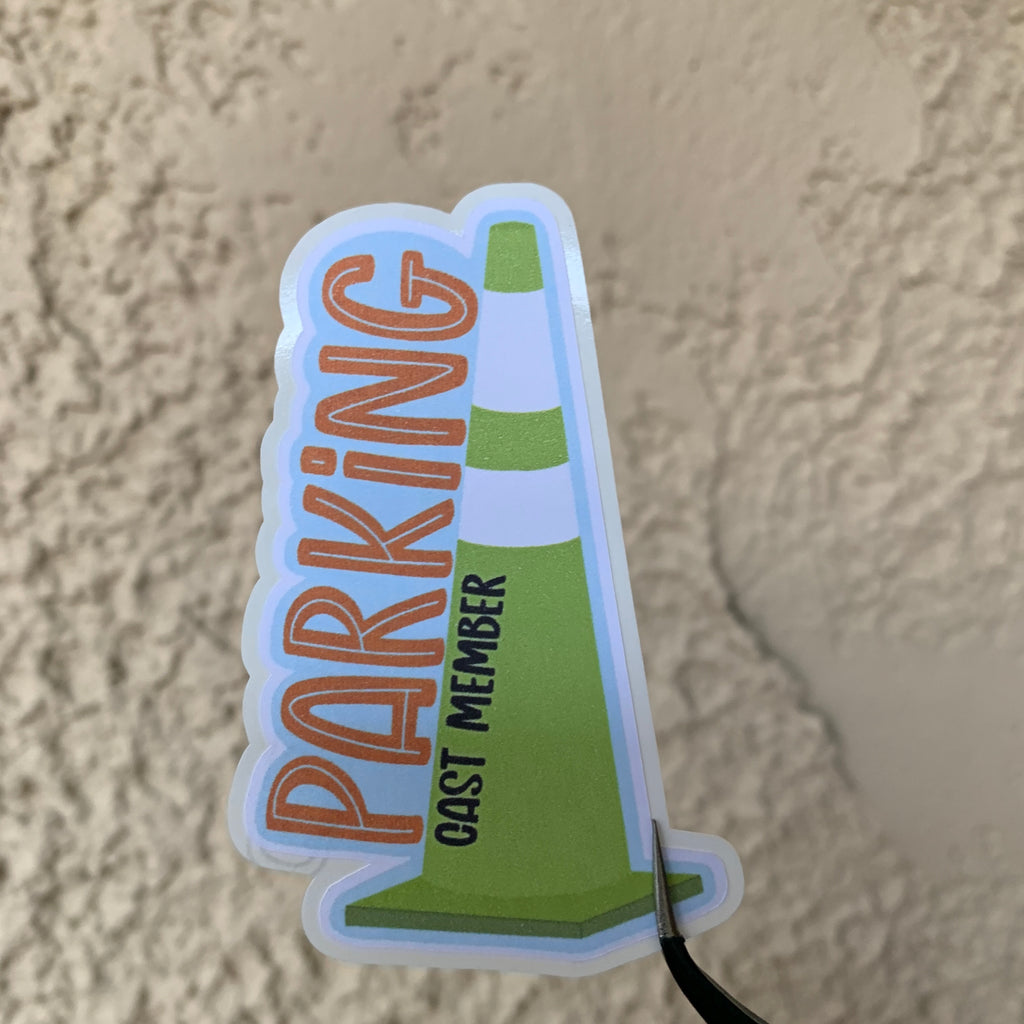 Parking Cast Member Sticker