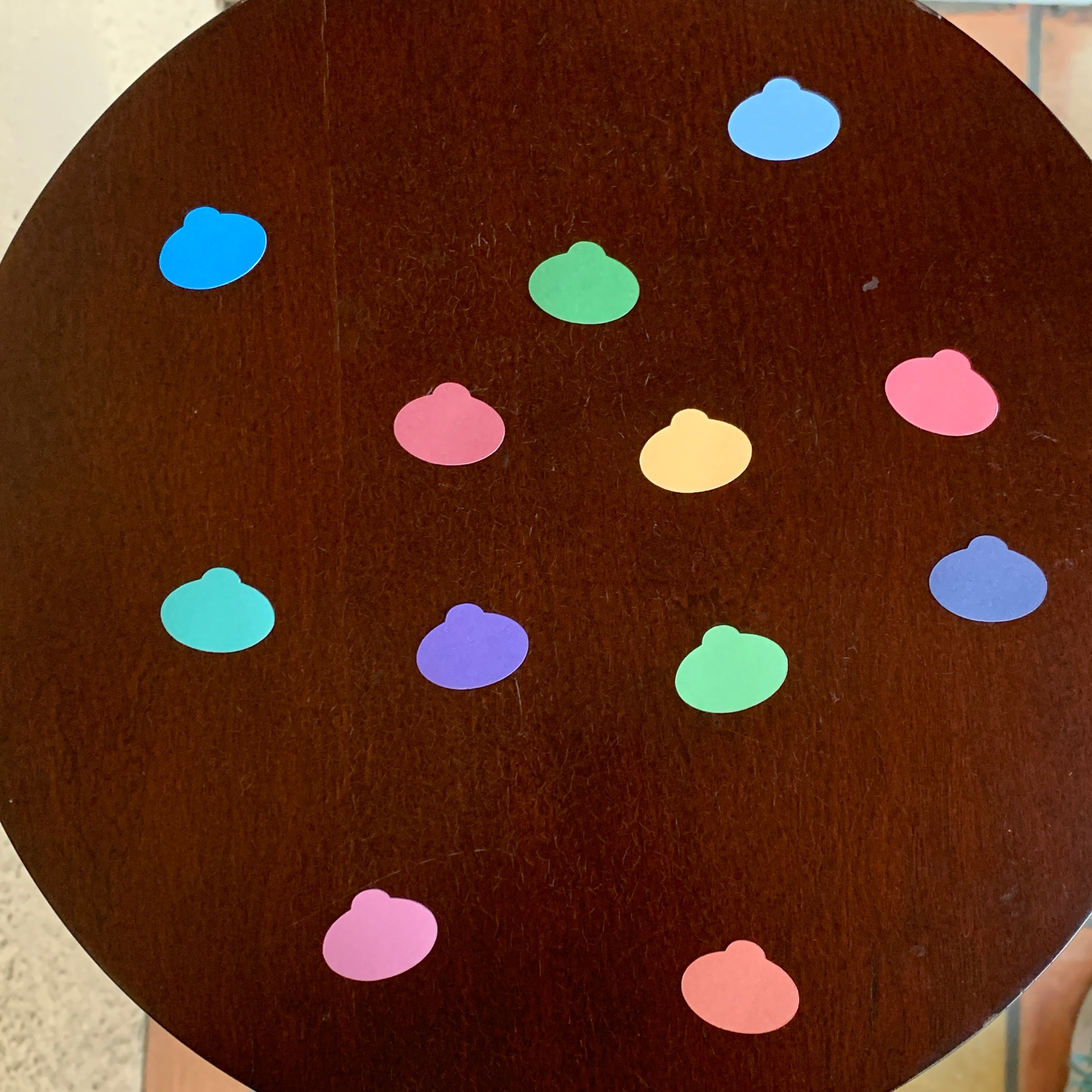 Name Tag Confetti Stickers