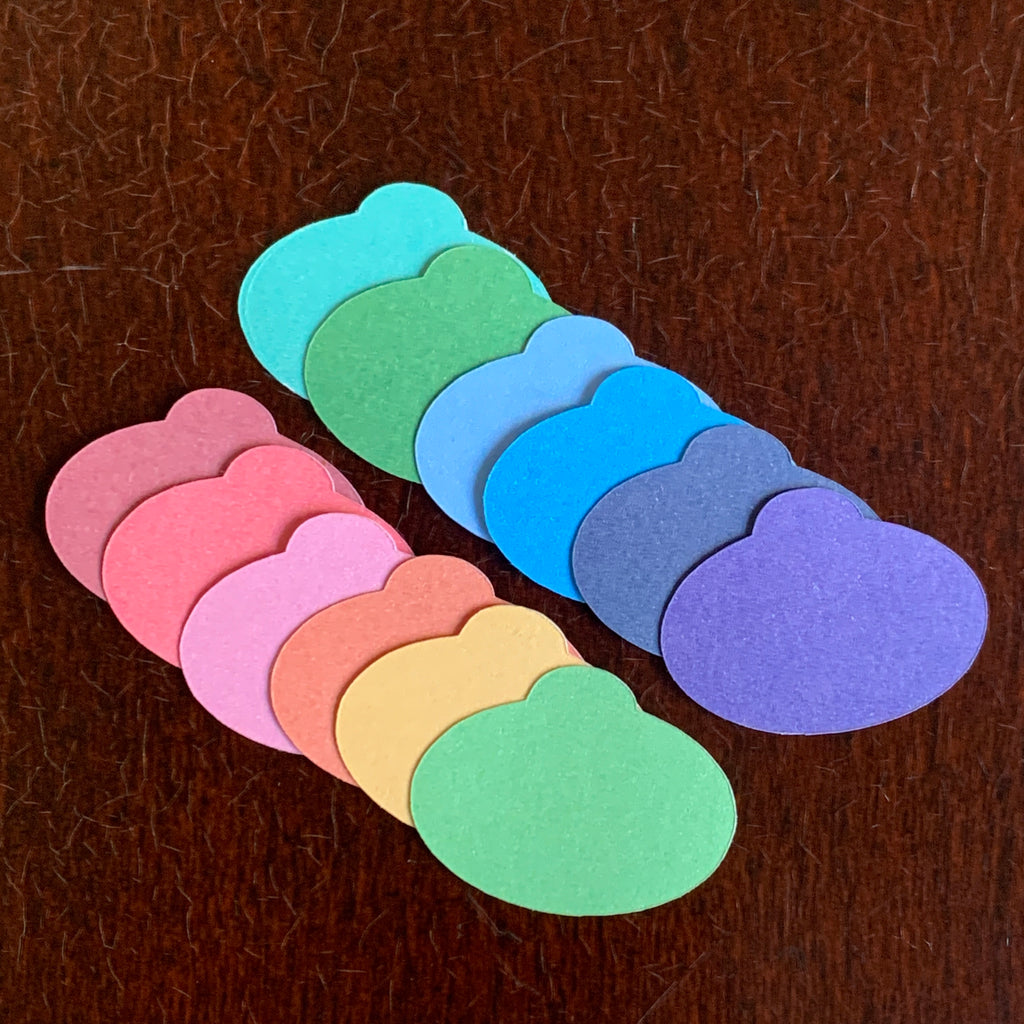 Name Tag Confetti Stickers