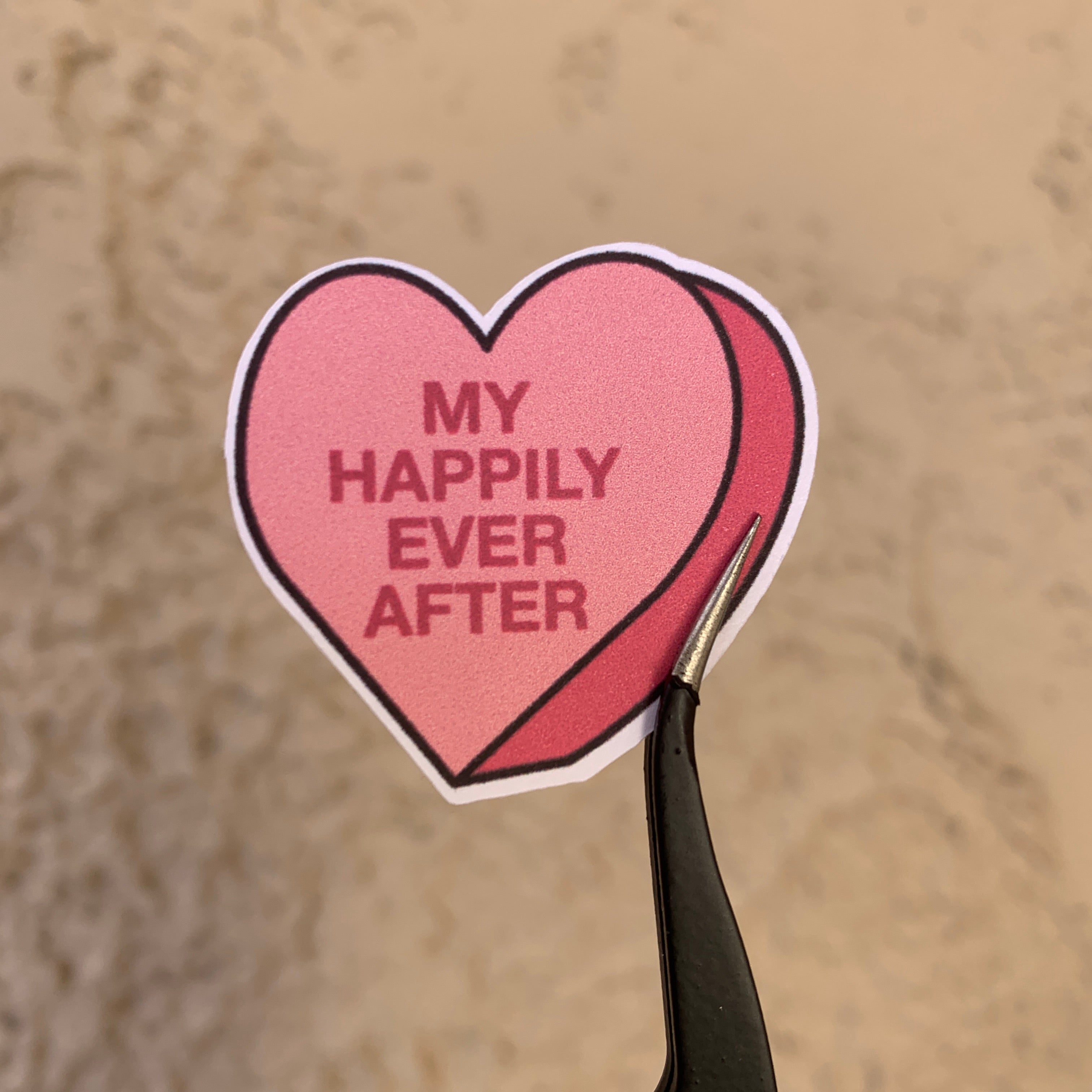 DCP Valentine Candy Heart Stickers