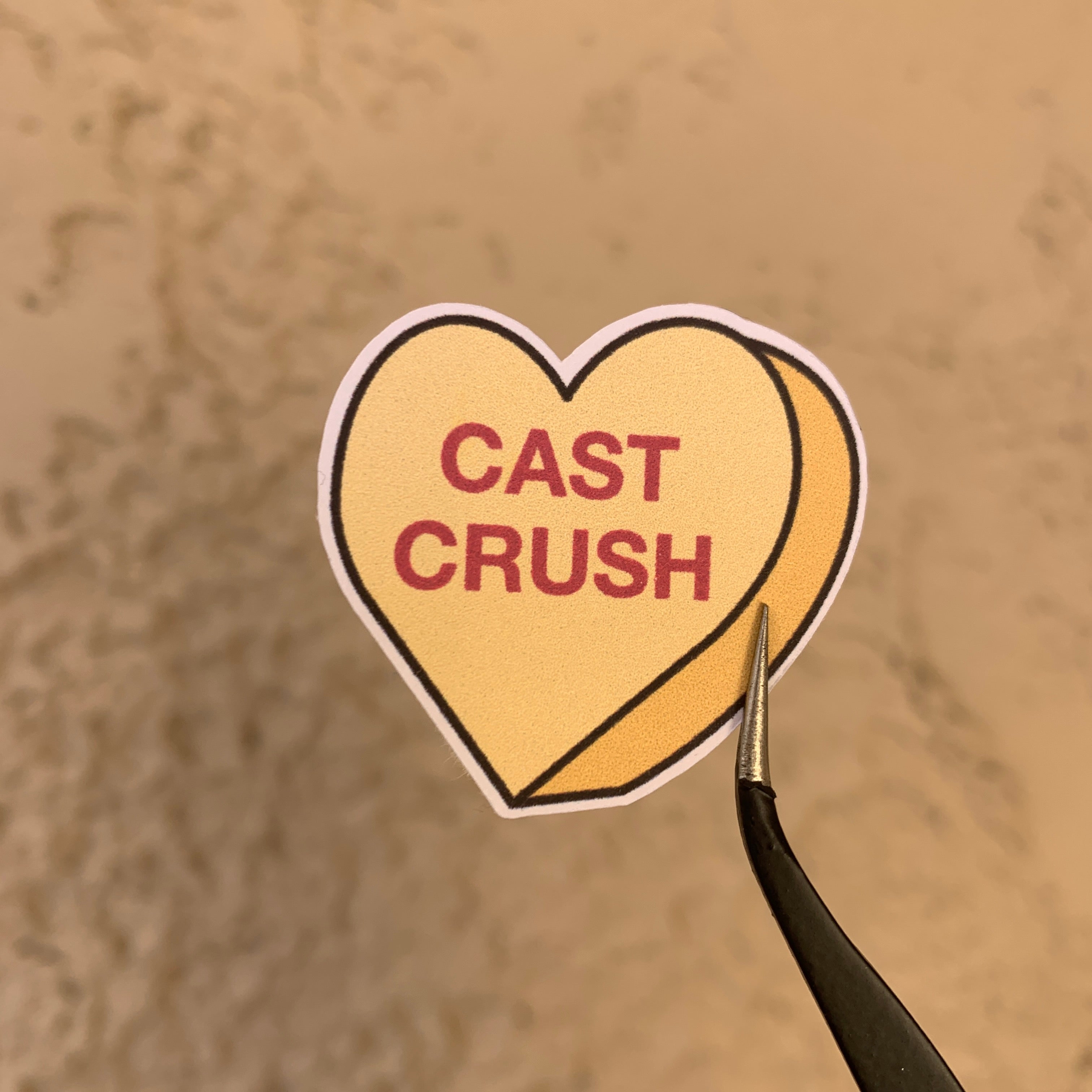 DCP Valentine Candy Heart Stickers