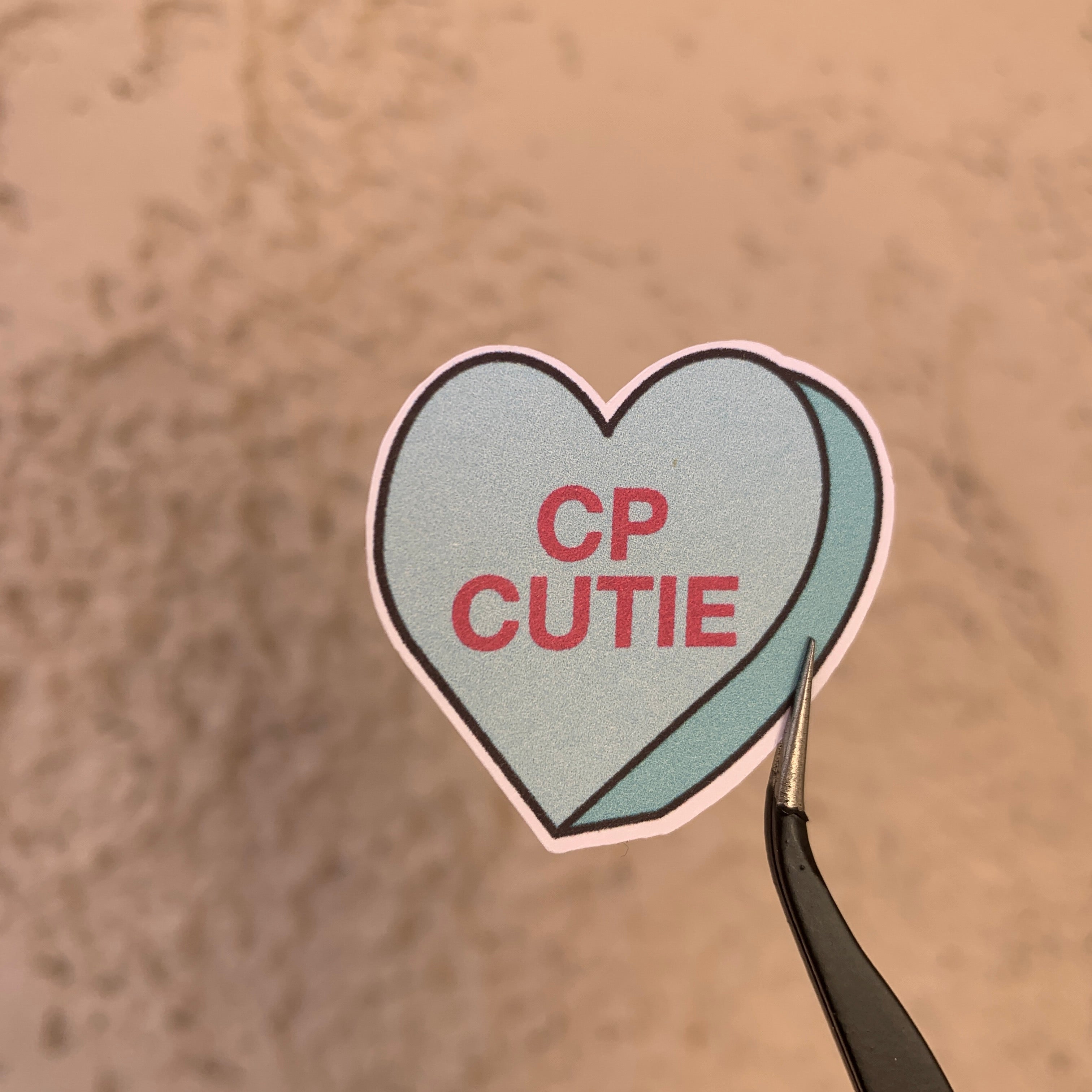 DCP Valentine Candy Heart Stickers