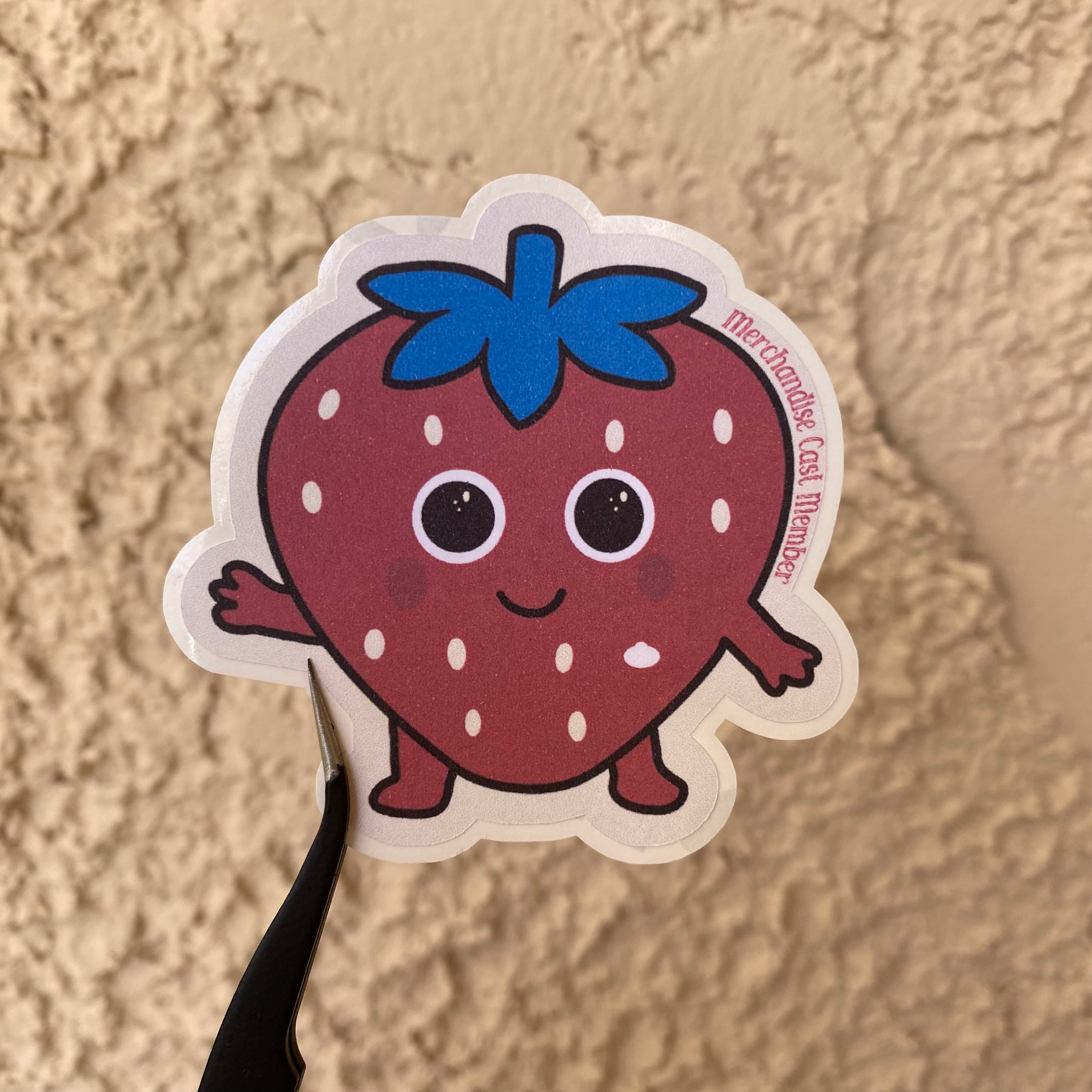 Strawberry Merchandise CM Sticker