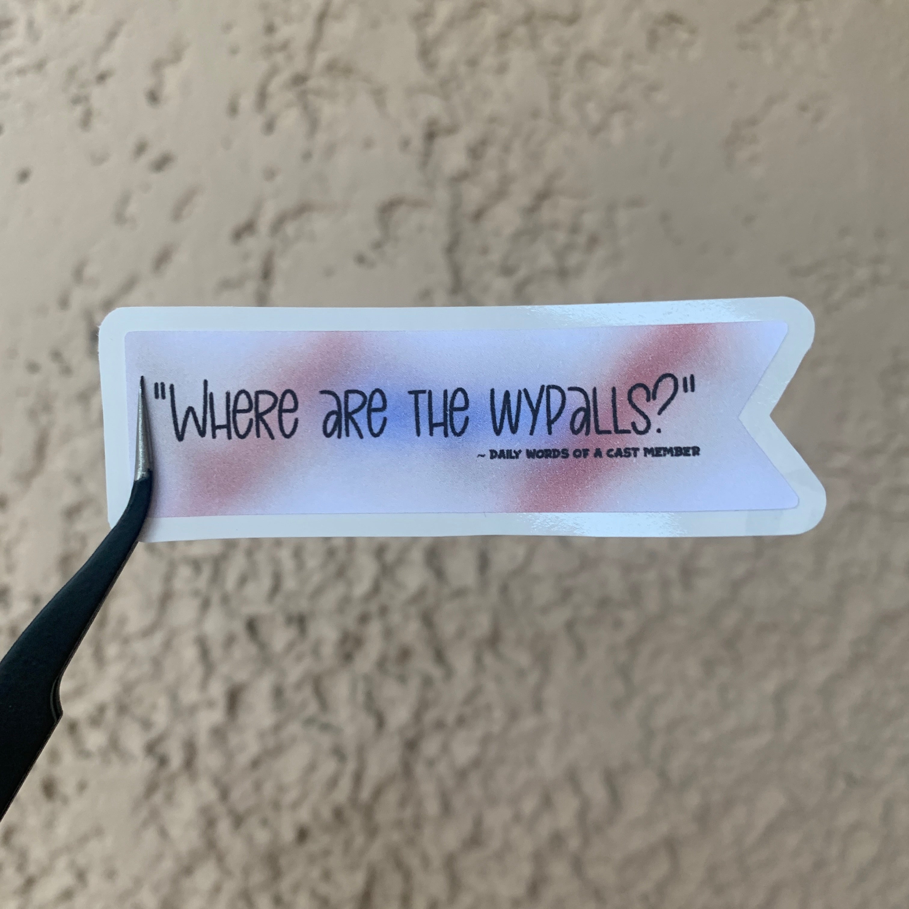 Daily Words of a Cast Member Stickers