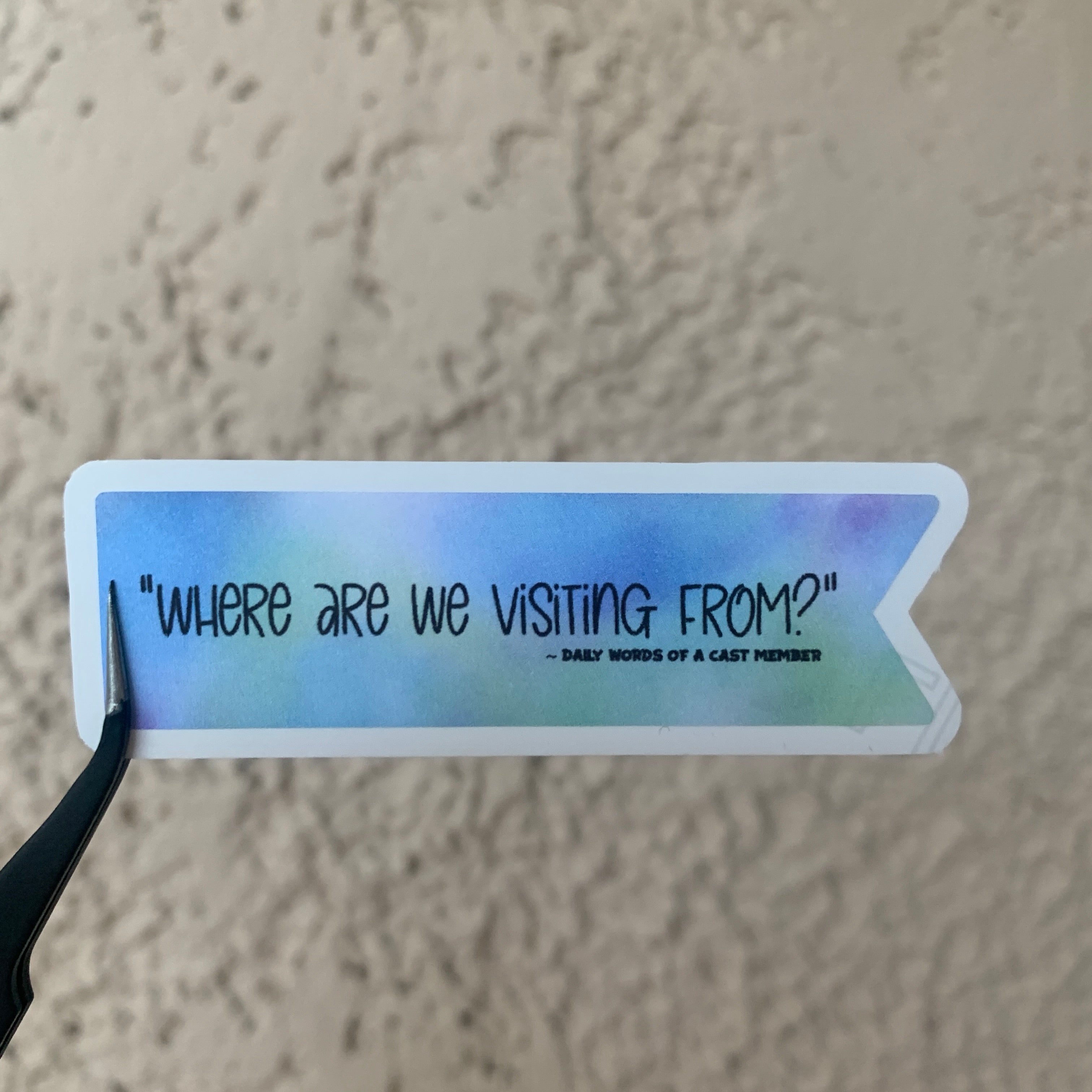 Daily Words of a Cast Member Stickers