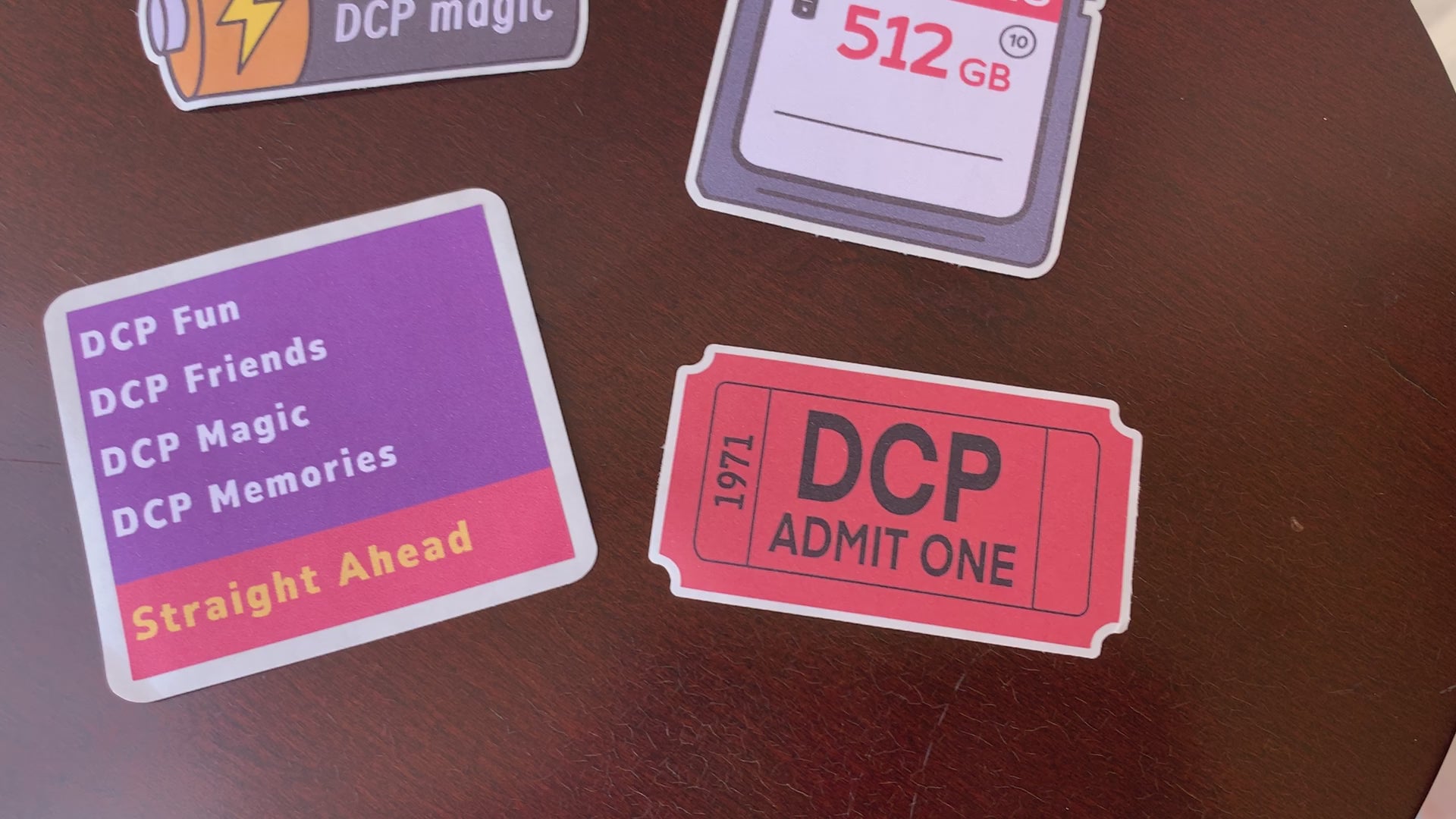 Powered By DCP Magic Sticker